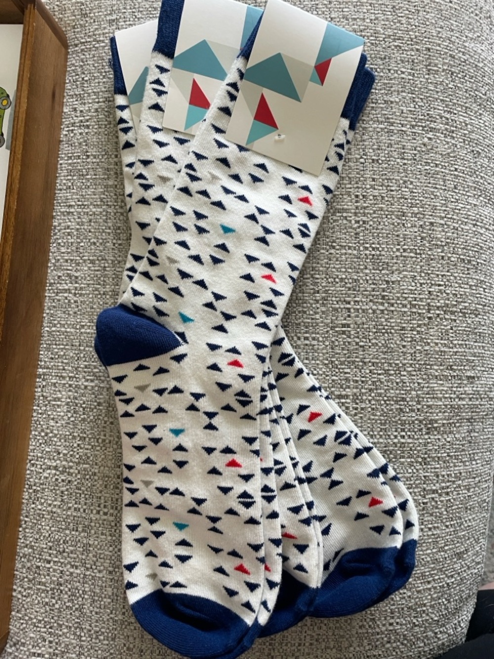 NWT Classic Patterned Crew Socks
